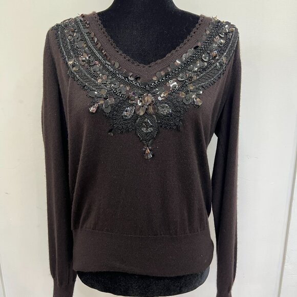 Oscar de la Renta Sweater Size Large - Picture 1 of 3